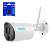 Systemy inteligentnych domów - Kamera bezprzewodowa Reolink Argus ECO-V2 WiFi 3MP + Karta pamięci 128 GB - miniaturka - grafika 1