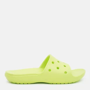 Klapki chłopięce basenowe Crocs Classic Crocs Slide K 206396-3UH-J1 32 Zielone (196265212439) - Buty dla chłopców - miniaturka - grafika 1