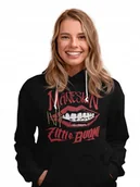 Bluzy damskie - MANESKIN Damska Bluza z kapturem 7 WZORÓW XS - miniaturka - grafika 1