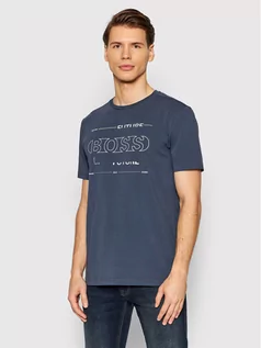 Koszulki męskie - Hugo Boss T-Shirt Tee 2 50457477 Granatowy Regular Fit - grafika 1