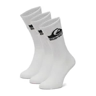 Skarpetki męskie - QUIKSILVER AS_QUIKSILVER_101W_SS25 (3-PACK) Biały - miniaturka - grafika 1
