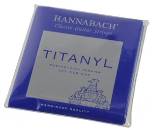 Hannabach Klassik Gita rrensaiten Serie 950 średni/High Tension titanyl  komplet 653157 - Struny gitarowe  - miniaturka - grafika 1