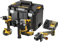 Zestawy elektronarzędzi - Zestaw elektronarzędzi Dewalt 3-elementowy DCK355P2T-QW - miniaturka - grafika 1