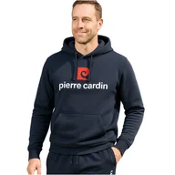Bluzy męskie - Pierre Cardin Bluza Męska Dresowa Granatowa z Kapturem Rozmiar M - miniaturka - grafika 1