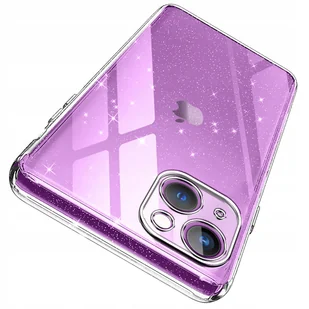 Etui do iPhone 15 SILICONE BROKAT CASE + SZKŁO 9H - Etui i futerały do telefonów - miniaturka - grafika 1
