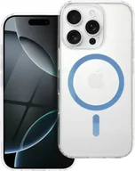 Etui i futerały do telefonów - Drop Glue Colorful Ring Mag Cover kompatybilny z MagSafe pasuje do IPHONE 12 PRO MAX jasny niebieski - miniaturka - grafika 1