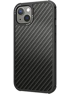 Etui i futerały do telefonów - Black Rock - Etui Carbon Robust Case Real Carbon pasuje do Apple iPhone 13 I Karbon etui na telefon komórkowy, Fiber Cover (Carbon czarny) - miniaturka - grafika 1