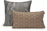 Poszewki na poduszki - Le Jacquard Fran ais Poszewka dekoracyjna Nature Sauvage Szara - miniaturka - grafika 1
