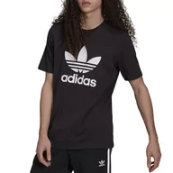 Koszulki sportowe męskie - Koszulka adidas Originals Adicolor Classics Trefoil Tee H06642 - czarna - Adidas - miniaturka - grafika 1