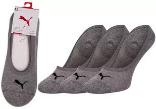 PUMA  SKARPETKI MIKROSTOPKI FOOTIE 3P GREY 906930 03 - Rozmiar: 43-46 - Skarpetki damskie - miniaturka - grafika 1