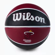 Koszykówka - Piłka do koszykówki Wilson NBA Team Tribute Miami Heat red rozmiar 7 - miniaturka - grafika 1