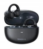 Słuchawki - Baseus Bowie MC1 Zestaw słuchawkowy True Wireless Stereo (TWS) Otwarty na ucho Połączenia/muzyka Bluetooth Czarny - miniaturka - grafika 1