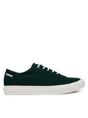 Trampki męskie - Tommy Hilfiger Tenisówki Th Hi Vulc Low Oxford Twill FM0FM05400 Zielony - miniaturka - grafika 1
