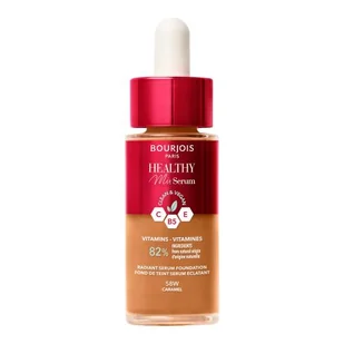 BOURJOIS Paris Healthy Mix Clean & Vegan Serum podkład 30 ml dla kobiet 58W Caramel - Podkłady do twarzy - miniaturka - grafika 1