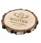 Gadżety dla niej i dla niego - Plaster drewna z grawerem dla myśliwego - miniaturka - grafika 1