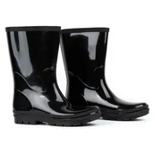 Kalosze damskie - Lekkie Polskie kalosze damskie gumowce czarne wysokie Roma 38 - miniaturka - grafika 1