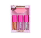 Zestawy kosmetyków damskich - MAKEUP REVOLUTION KISS & GO ZESTAW PREZENTOWY - miniaturka - grafika 1