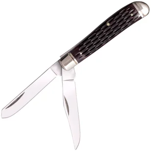Nóż składany Cold Steel Mini Trapper 8Cr13MoV - Jigged Bone - Noże - miniaturka - grafika 1