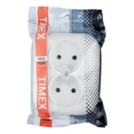 Gniazdka elektryczne - Gniazdo podwójne podtynkowe GPT-5T biały - miniaturka - grafika 1