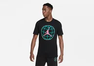 Koszulki męskie - Nike Air Jordan Winter Utility Mountainside Jumpman Tee Black - miniaturka - grafika 1