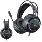 Słuchawki - Słuchawki gamingowe czarne ONIKUMA X88 - miniaturka - grafika 1