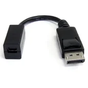 Kable komputerowe i do monitorów - StarTech DP2MDPMF6IN kabel DisplayPort 0,152 m Mini DisplayPort Czarny DP2MDPMF6IN - miniaturka - grafika 1