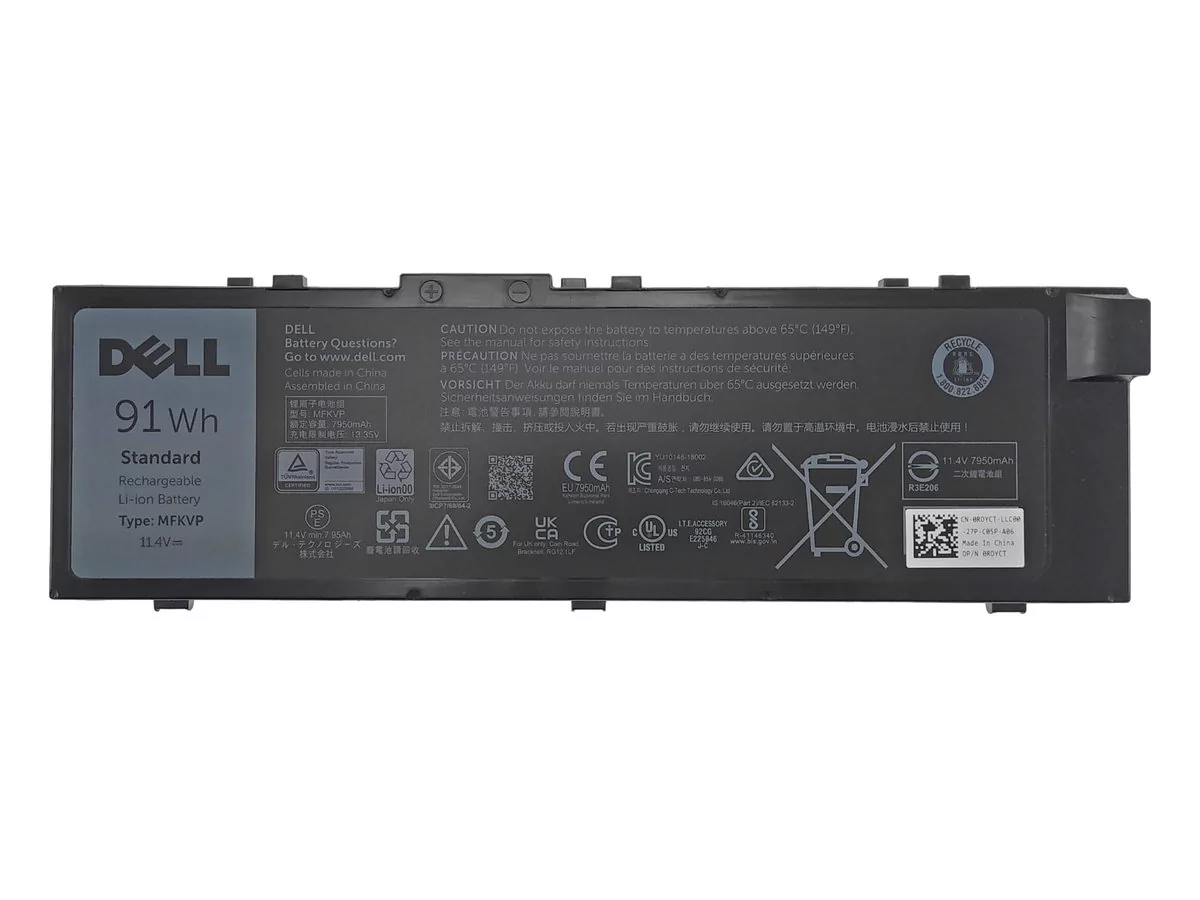 Dell Battery 91Whr 6 Cell