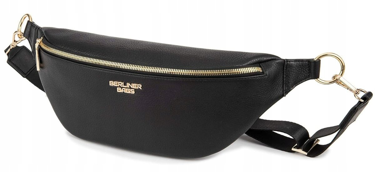 Saszetka unisex BERLINER BAGS MONA XL czarna