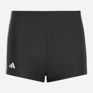 Kąpielówki dla chłopców - Młodzieżowe kąpielówki bokserki dla chłopca Adidas 3S Boxer HR7476 176 cm Czarne (4066745056975) - miniaturka - grafika 1