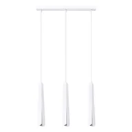 Lampy sufitowe - Lampa wisząca PRYSM 3L biała SOLLUX LIGHTING - miniaturka - grafika 1
