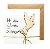 Kartki okolicznościowe i zaproszenia - Kartka Chrzest Święty - Naem - miniaturka - grafika 1