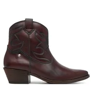 Botki damskie - Kowbojki Pikolinos W5Z-8551 Brązowy - miniaturka - grafika 1