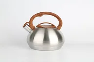 Czajniki na gaz - Czajnik Ze Stali Nierdzewnej Mg Home Verso Wood 3L - miniaturka - grafika 1