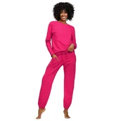 Dresy damskie - Komplet dresowy damski malina wenezja dkaren-m - miniaturka - grafika 1