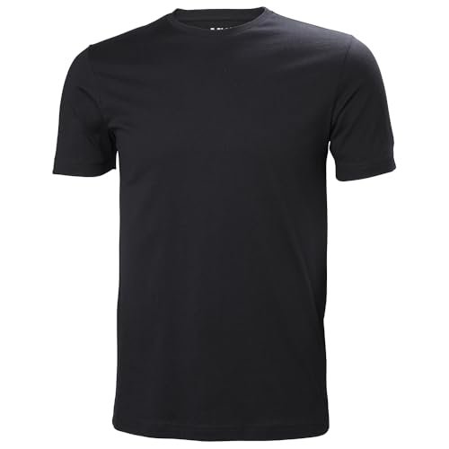 Helly Hansen Mens Crew T-Shirt 2.0, Navy, XL