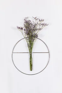 Metalowy kwietnik wiszący Flori - Kwietniki - miniaturka - grafika 1