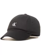 Czapki męskie - Calvin Klein Jeans Czapka z daszkiem Monogram Baseball Cap IU0IU00150 Czarny - miniaturka - grafika 1