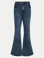 Spodnie damskie - Wrangler Jeansy 112356416 Niebieski Flare Fit - miniaturka - grafika 1
