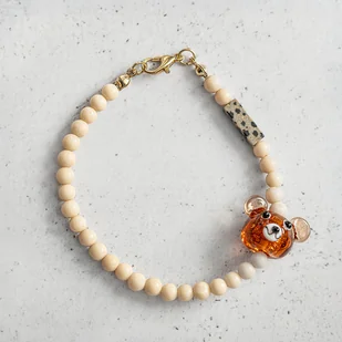 Bransoletka z Miśkiem Kamień naturalny - Bransoletki Bransoletka z Miśkiem Kamień naturalny - Bransoletki - miniaturka - grafika 1