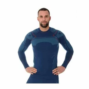 Bluza męska Brubeck THERMO Jeansowy - Bielizna sportowa damska - miniaturka - grafika 1