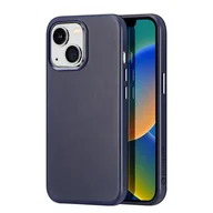 Etui i futerały do telefonów - Dux Ducis Naples etui iPhone 14 Plus magnetyczny skórzany pokrowiec MagSafe niebieskie - miniaturka - grafika 1