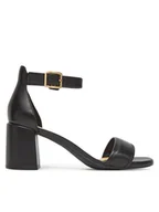Sandały damskie - Clarks Sandały Ezoria Mae 26181295 Czarny - miniaturka - grafika 1