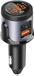 Transmiter FM Extra Digital FM moduliatorius automobiliui BC72 QC3.0 18W, PD3.0 30W, LED - Transmitery FM - miniaturka - grafika 1