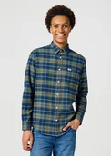 Koszule męskie - Męska koszula Wrangler 1 PKT FLANNEL SHIRT M - miniaturka - grafika 1