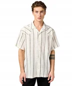 Koszule damskie - Koszula Wrangler SS W RESORT SHIRT 112362750 Natural Stripe S - miniaturka - grafika 1