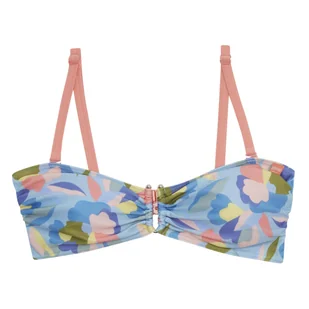 Top Bikini W Abstrakcyjne Kwiaty Dla Kobiet Aceana III - Stroje kąpielowe - miniaturka - grafika 1