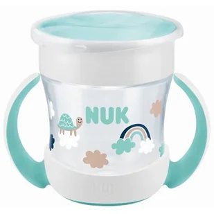 NUK Kubek 160 ml 6m  Mini Magic Cup turkusowy - Butelki dla niemowląt - miniaturka - grafika 1
