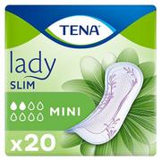 Podpaski - TENA Lady Slim Mini wkładki anatomiczne 20 sztuk - miniaturka - grafika 1