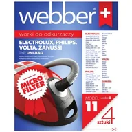 Worki do odkurzaczy - Webber Worek do odkurzacza WEBBER 11 (4 sztuki) - miniaturka - grafika 1