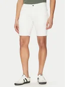 Spodenki męskie - Blend Szorty jeansowe 20718125 Biały Regular Fit - miniaturka - grafika 1
